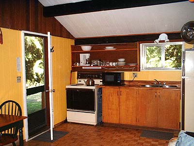 Kitchen in Birch Cottage